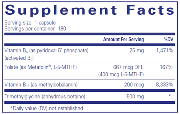 Homocysteine Factor 180 Cap(s) - Image 2